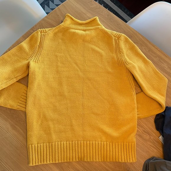 NWT J.Crew Always Women's 1988 Rollneck Sweater in Yellow/Gold - Small - Picture 3 of 3